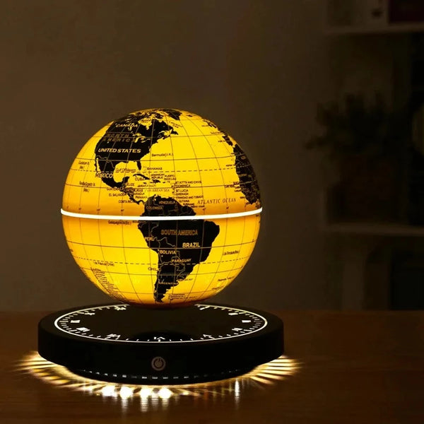 Globe terrestre lumineux en lévitation - idée cadeau passsioné d'astronomie