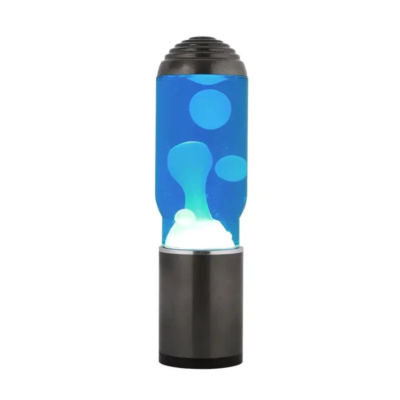 Lampe à Lave Bleu Diffuseur de Parfum Déco Science