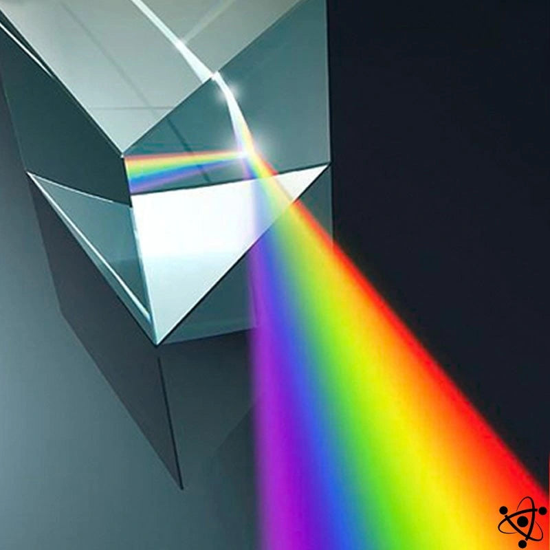 Sculpture En Forme De Prisme Arc-en-ciel Coloré,Cristal Triangulaire