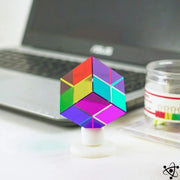 Colorful Cube Prism Science Decor