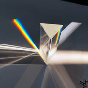 Triangular BK7 Optical Prism Science Decor