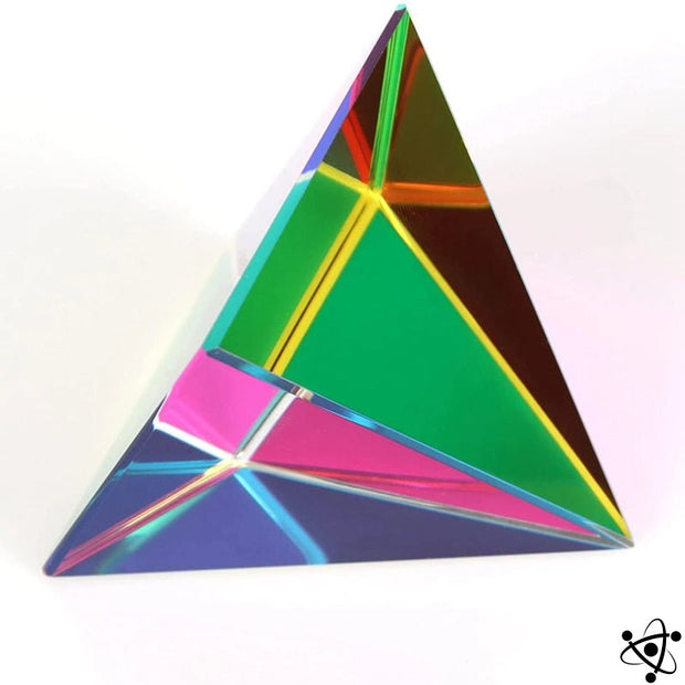 Colorful Pyramid Prism Science Decor