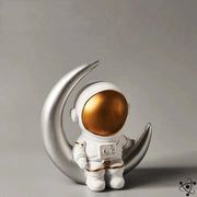 Figurine Astronaute Lune Déco Science