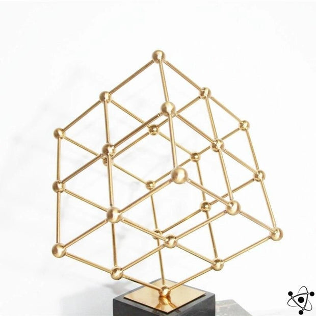 Structure Géométrique Cubique Déco Science
