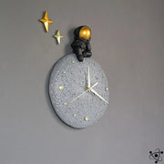 Horloge Murale Originale Astronaute & Lune Déco Science