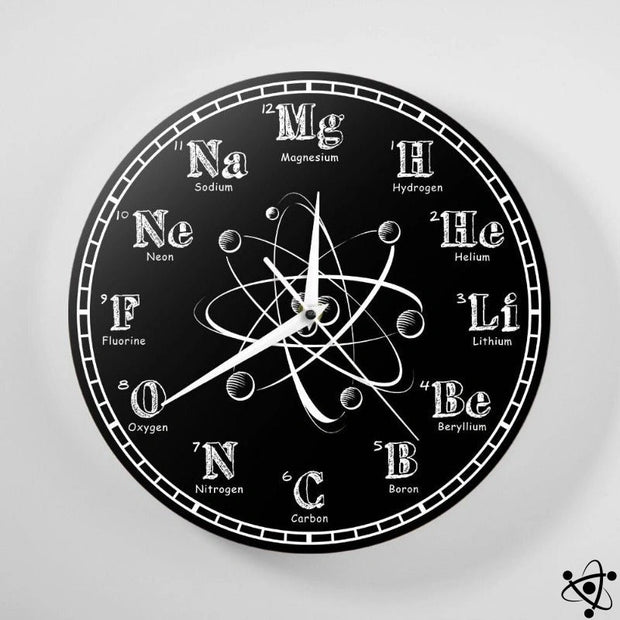 Horloge Murale Originale Atomique Déco Science