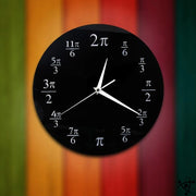Horloge Murale Originale Formules Pi Déco Science
