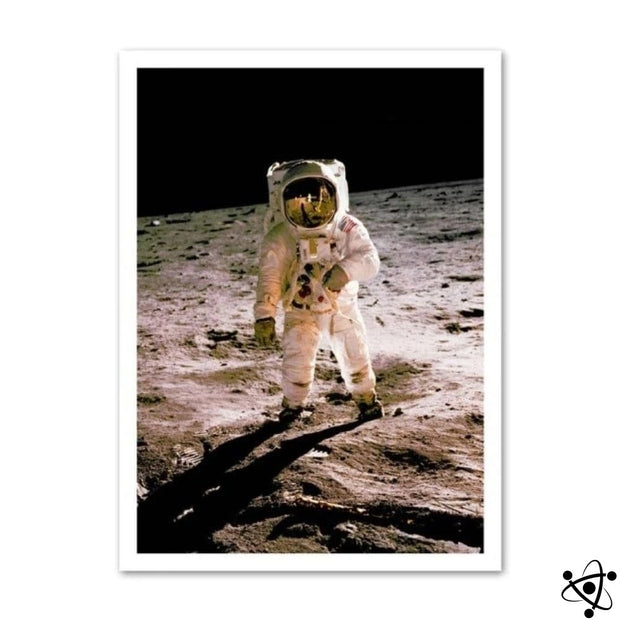 Poster Astronaute Buzz Aldrin Apollo sur la Lune Déco Science