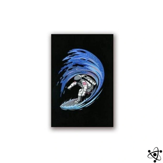 Poster Astronaute Surfer des Étoiles Déco Science