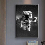 Poster Astronaute de la NASA dans l'Espace Déco Science