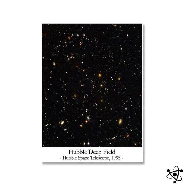 Poster Champ Profond d'Hubble Déco Science