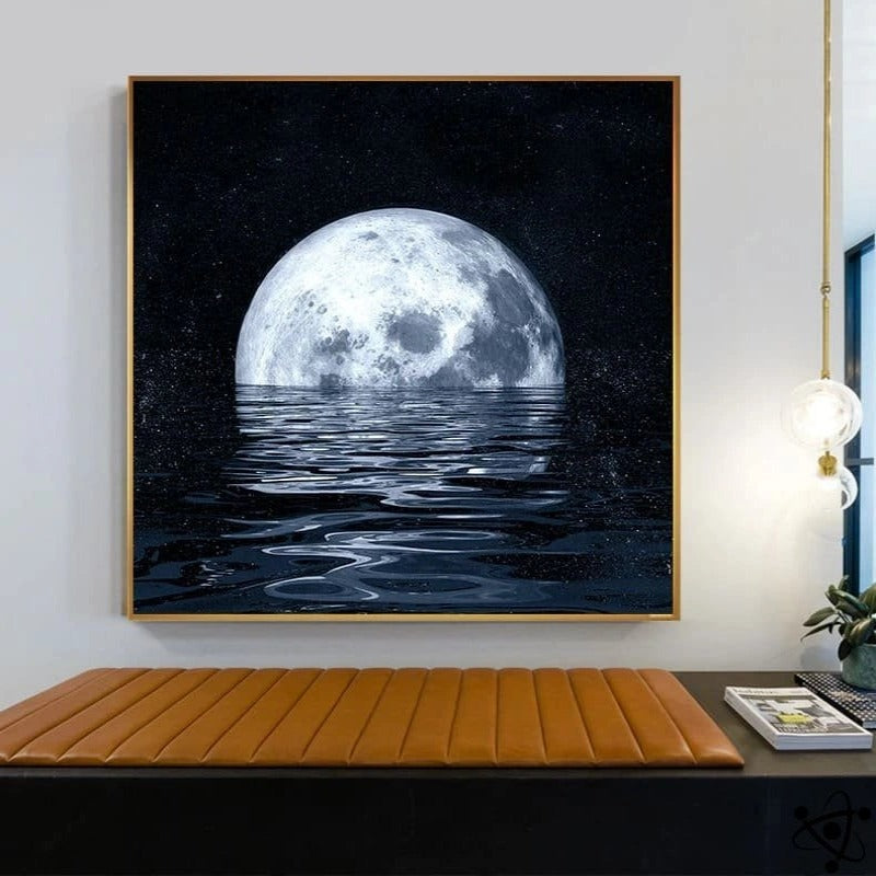 Poster Clair de Lune Déco Science