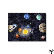 Poster Peinture Planètes du Système Solaire Déco Science
