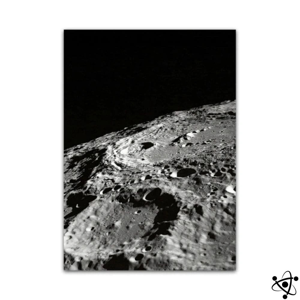 Poster Photo de la Surface de la Lune Déco Science