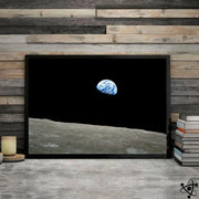 Poster Photo de la Terre vue de la Lune Déco Science