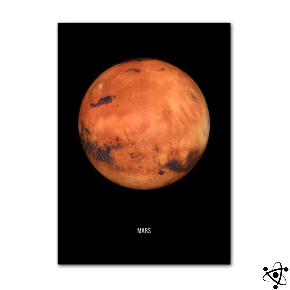 Poster Planète Mars Déco Science