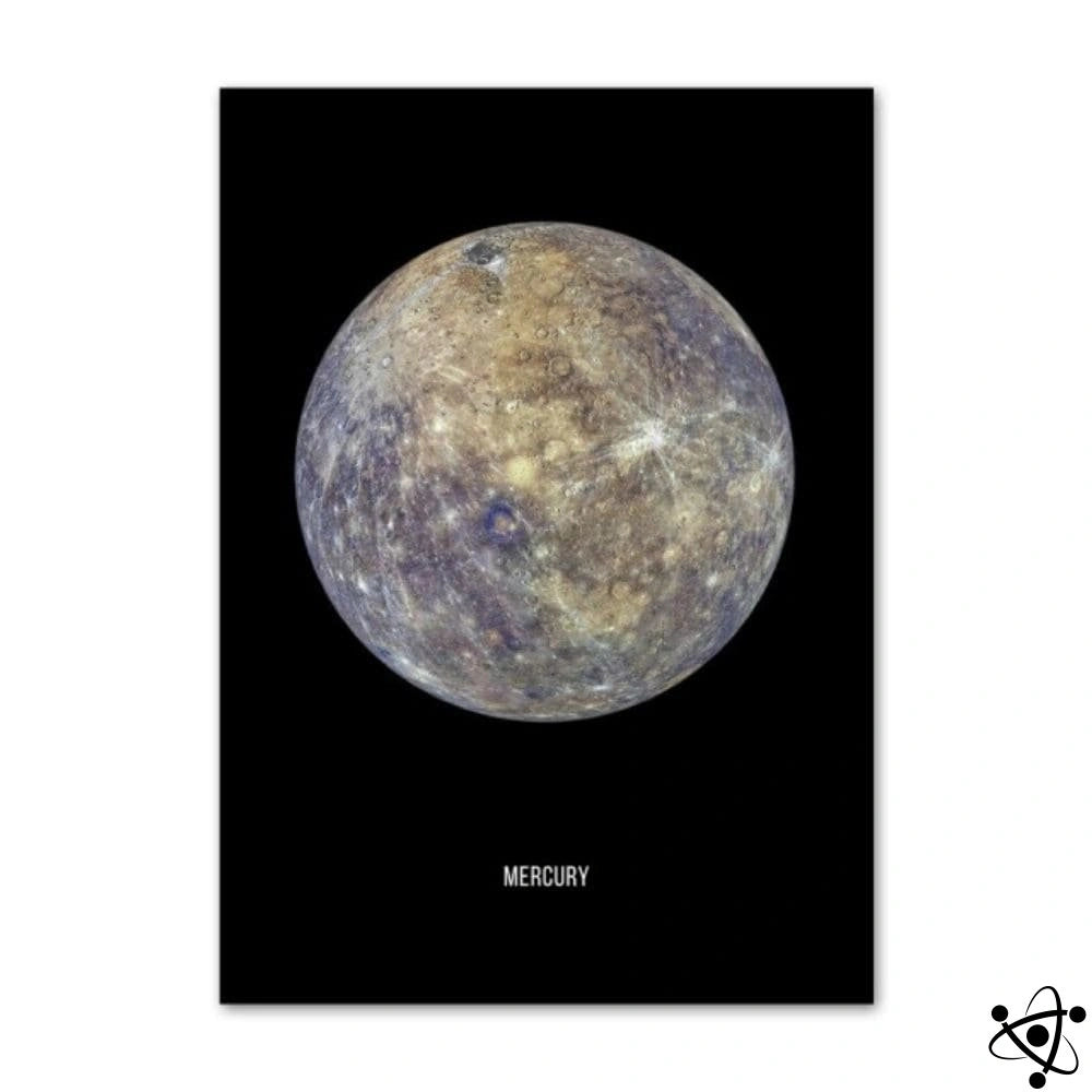 Poster Planète Mercure Déco Science