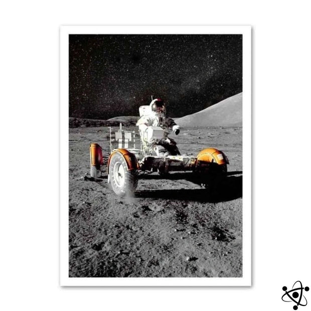 Poster Rover Lunaire Apollo 15 Déco Science