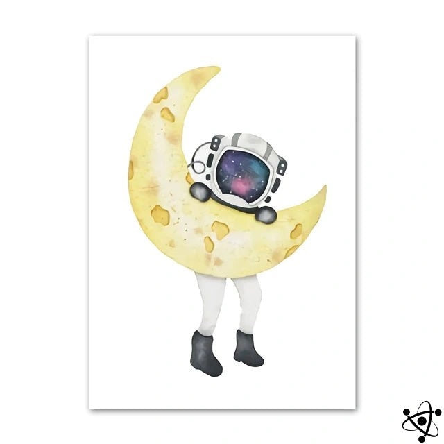 Poster d'Astronaute pour enfant Déco Science