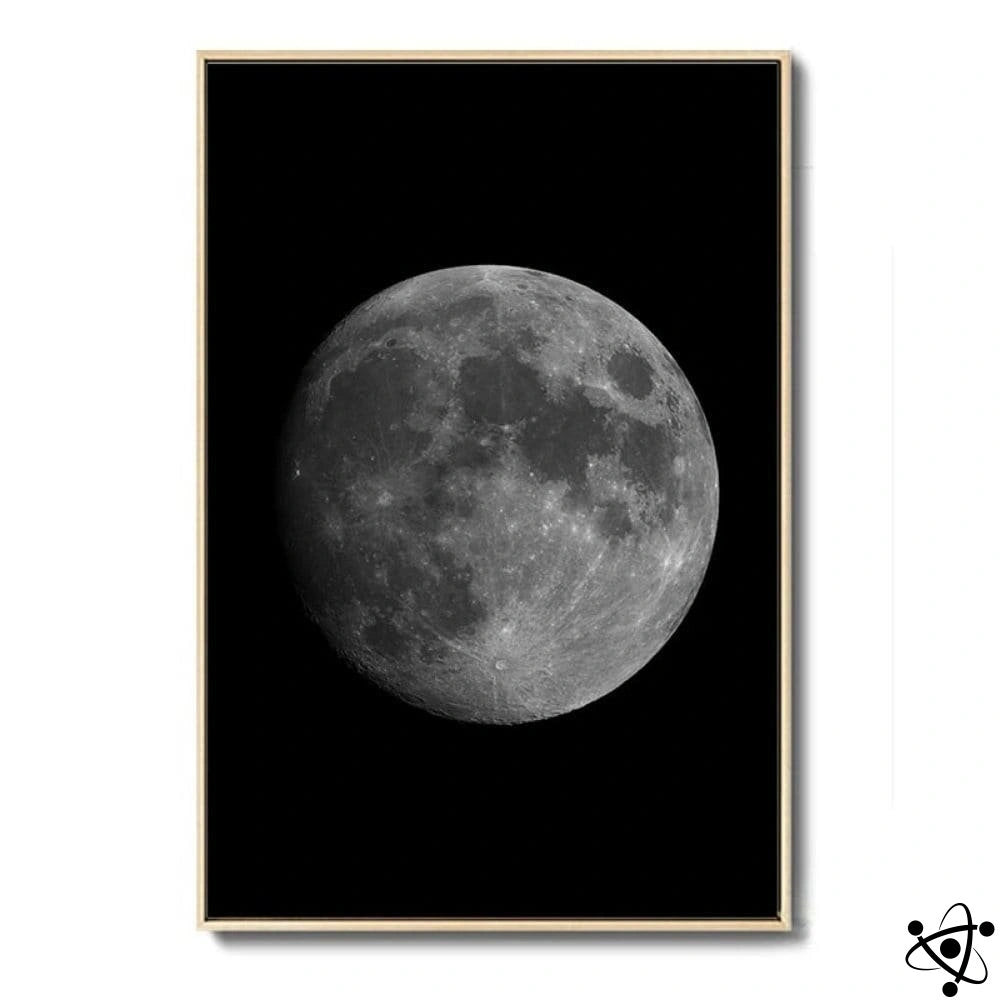 Poster décoratif de la Lune Déco Science