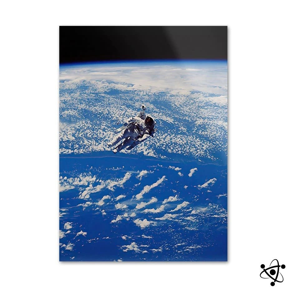 Poster photo astronaute dans l'espace Déco Science