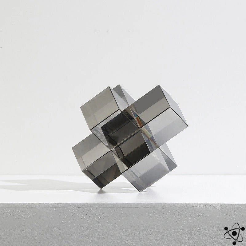 Cube de Décoration en Cristal Déco Science