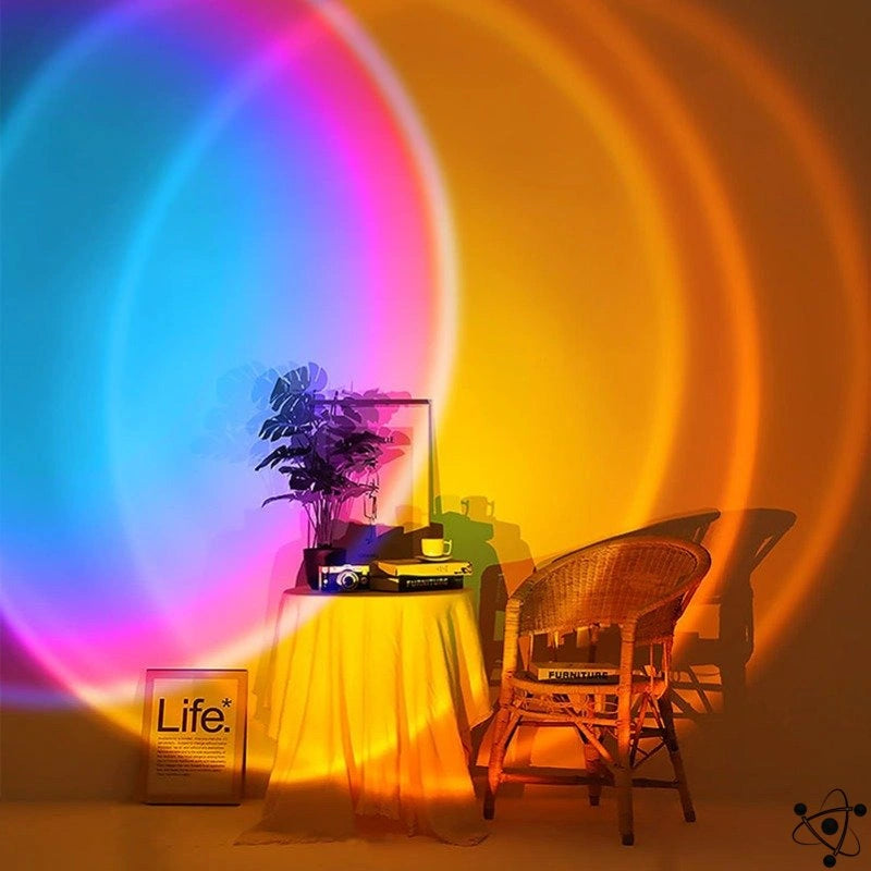 Lampe projecteur galaxie KARLO avec LED multicolores