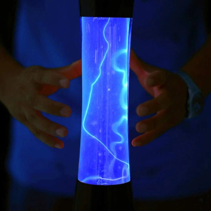 Lampe Plasma Tube Bleu Déco Science