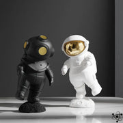Figurine Scaphandrier & Astronaute Déco Science