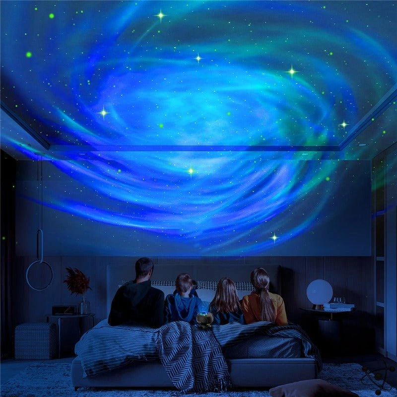 Lampe projecteur galaxie KARLO avec LED multicolores