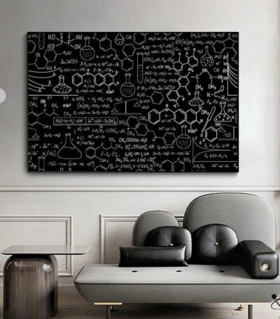 Affiche Formule Moléculaire Déco Science