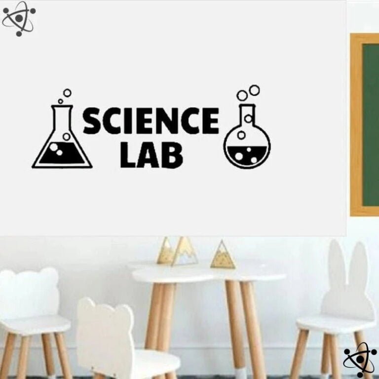 Autocollant Laboratoire de Science Déco Science