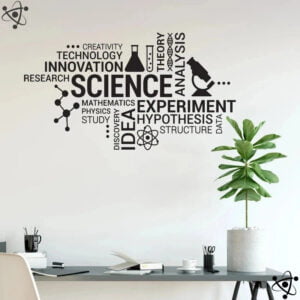 Autocollant Mural Educatif Scientifique Déco Science