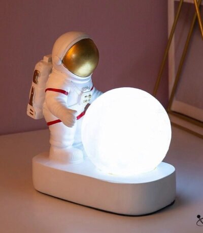 Veilleuse Astronaute et Lune Déco Science
