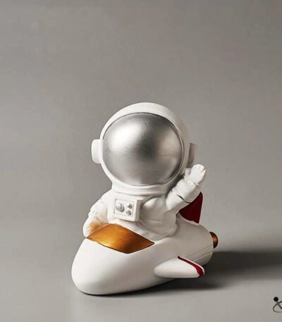 Figurine Astronaute Fusée Déco Science