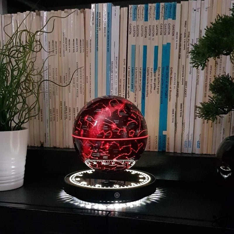 Globe Lumineux à Lévitation Magnétique à Changement De Couleur Petits Outils High-tech Decoration Bureau De Travail Cadeau D'anniversaire Homme Enfant Cadeau De Noël