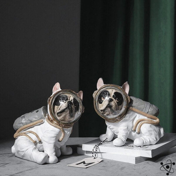 Figurine Chien Astronaute Déco Science