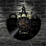 Horloge Murale Originale Géométrie E =mc² LED Déco Science