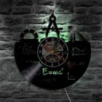 Horloge Murale Originale Géométrie E =mc² LED Déco Science