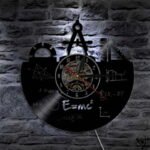 Horloge Murale Originale Géométrie E =mc² LED Déco Science