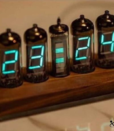Horloge Nixie Rétro Déco Science