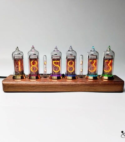 Horloge Nixie Six Tubes Bluetooth Déco Science