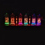 Horloge Nixie Six Tubes Bluetooth Déco Science