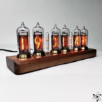 Horloge Nixie Six Tubes Bluetooth Déco Science