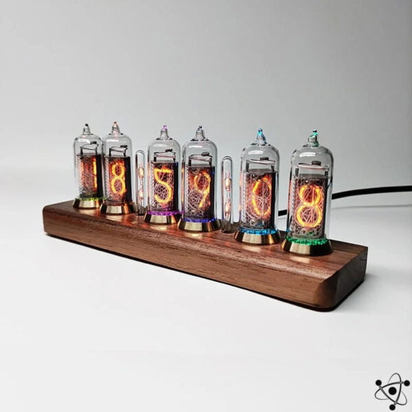 Horloge Nixie Six Tubes Bluetooth Déco Science