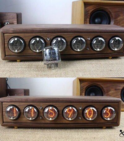 Horloge Nixie Tubes IN-4 ou QS30 Déco Science