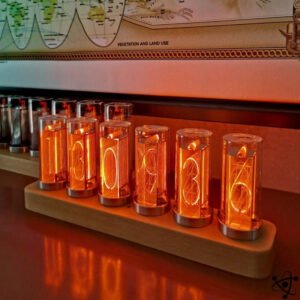 Horloge Nixie Tubes LED Déco Science