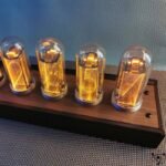 Horloge Nixie Tubes en Quartz Déco Science