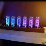 Horloge Nixie Tubes en Quartz Déco Science