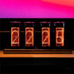 Horloge Nixie en Métal Tube LED RGB Déco Science